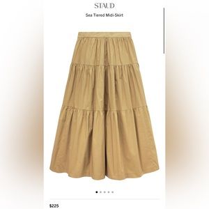 Staud tiered skirt